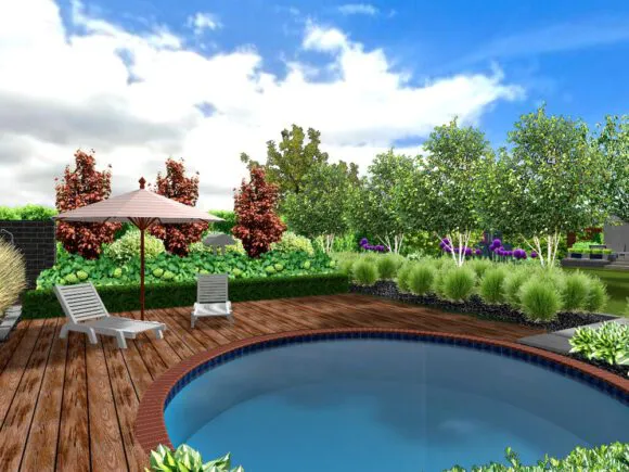 Jak zagospodarować ogród, jak zbudować basen w ogrodzie. Od czego zacząć.